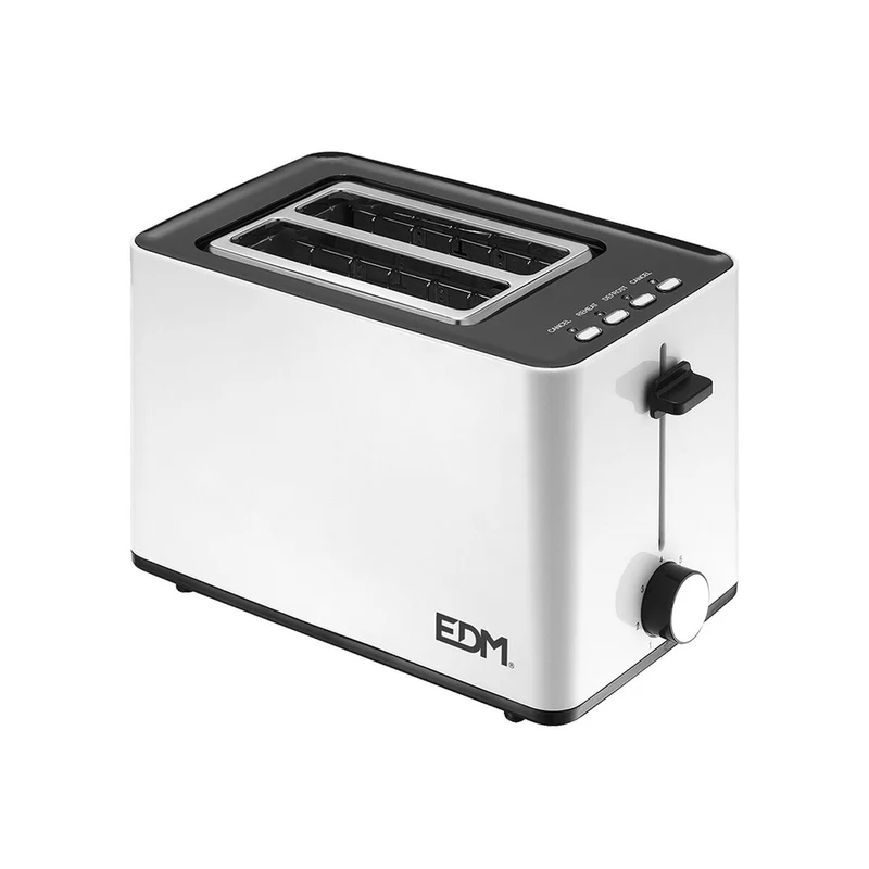 Toaster EDM 07638 Weißes Design 850 W