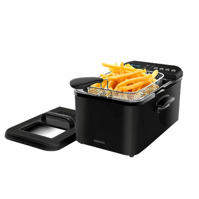 Fritteuse Cecotec Cleanfry Luxury 3000 Schwarz 2400 W 3,2 L Schwarz