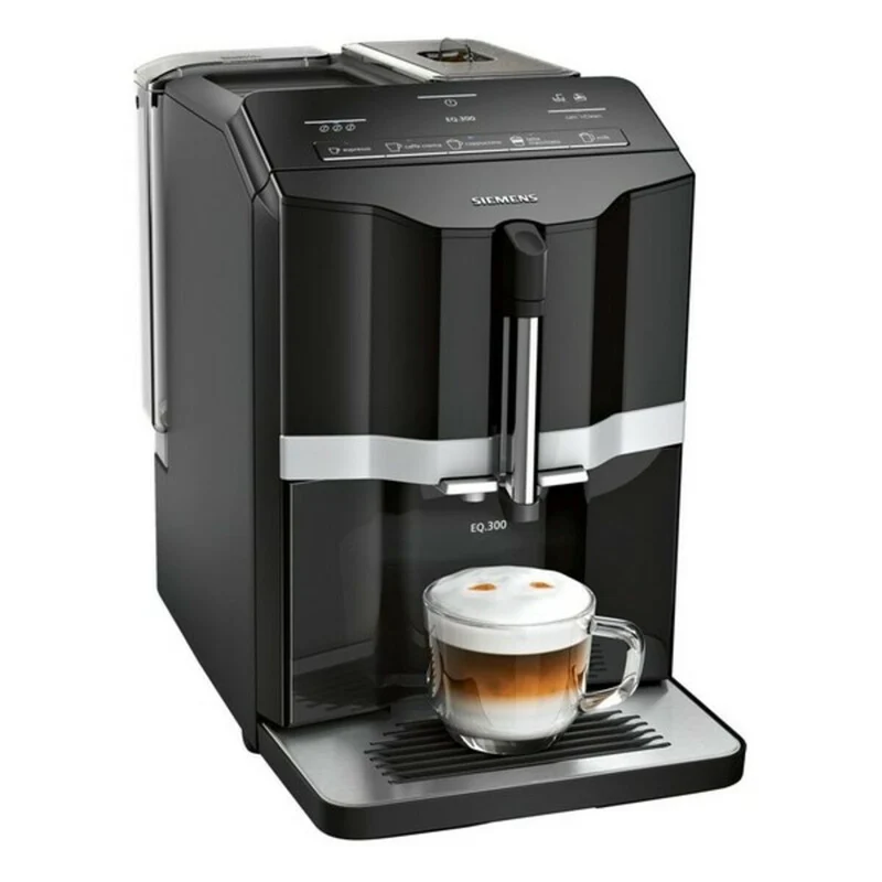 Kaffeevollautomat Siemens AG TI351209RW 1,4 L 15 bar 1300W Schwarz 500 ml 15 bar 1300 W 1,4 L