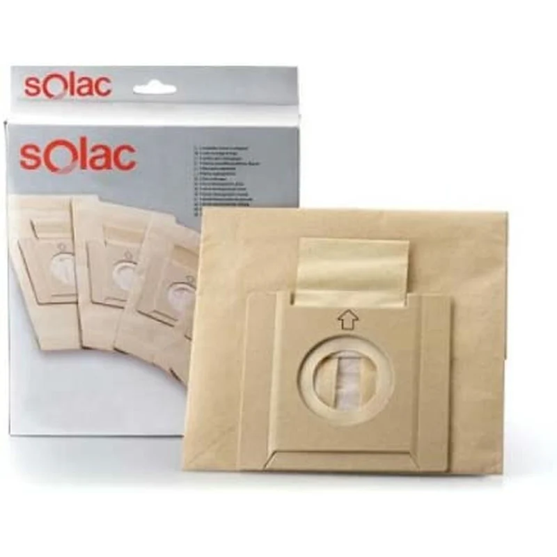 Ersatzbeutel für Staubsauger Solac S99900700, 5 Stück