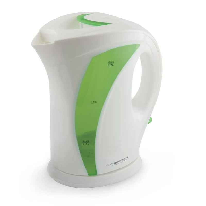 Wasserkocher Esperanza EKK018G Weiß Grün Mehrfarbig Kunststoff 2200 W 1,7 L