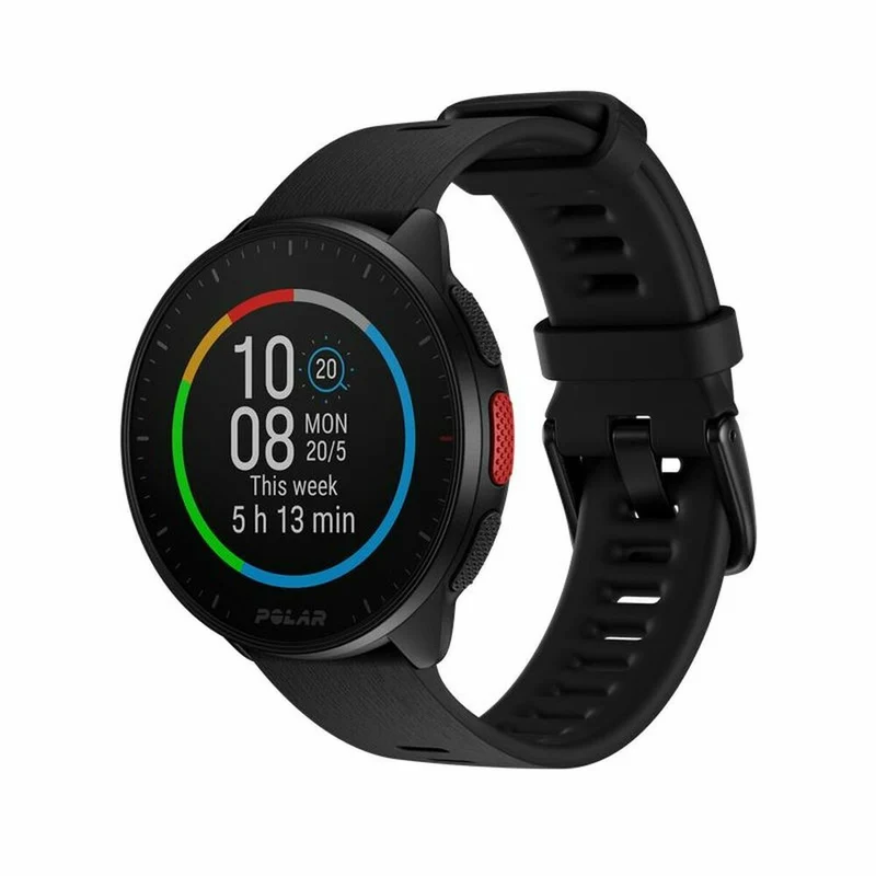 Smartwatch mit Schrittzähler Polar Black 1,2" Ø 45 mm