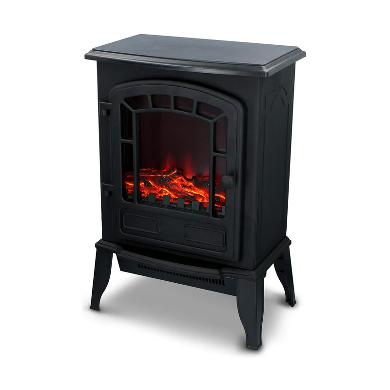 Dekorativer Elektrokamin Classic Fire Torino Schwarz 2000 W 56,5 x 24 x 38 cm