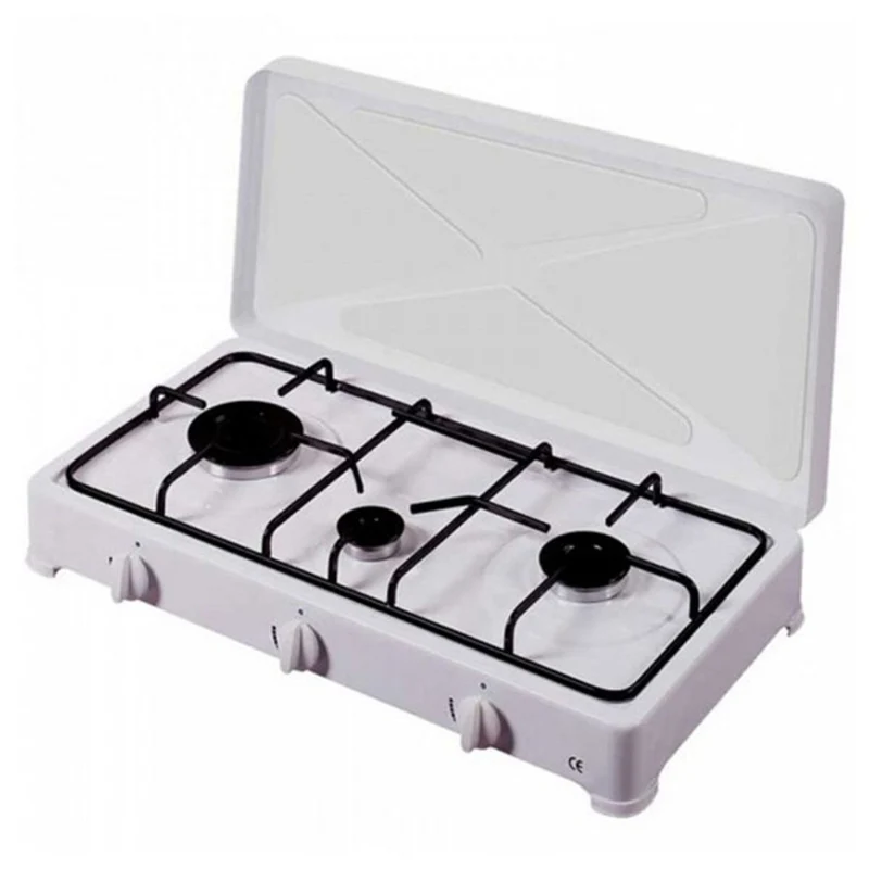 Gasherd Vitrokitchen 300BB BUT Weiß Weiß/Schwarz (32 x 60 x 12 cm)
