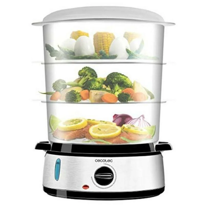 Dampfgarer Cecotec Vapovita 3000 800 W 9 L Grau Edelstahl 800 W