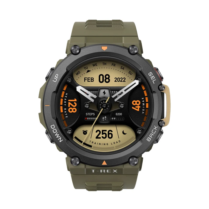 Smartwatch Amazfit T-Rex 2 1,39" Schwarz Grün