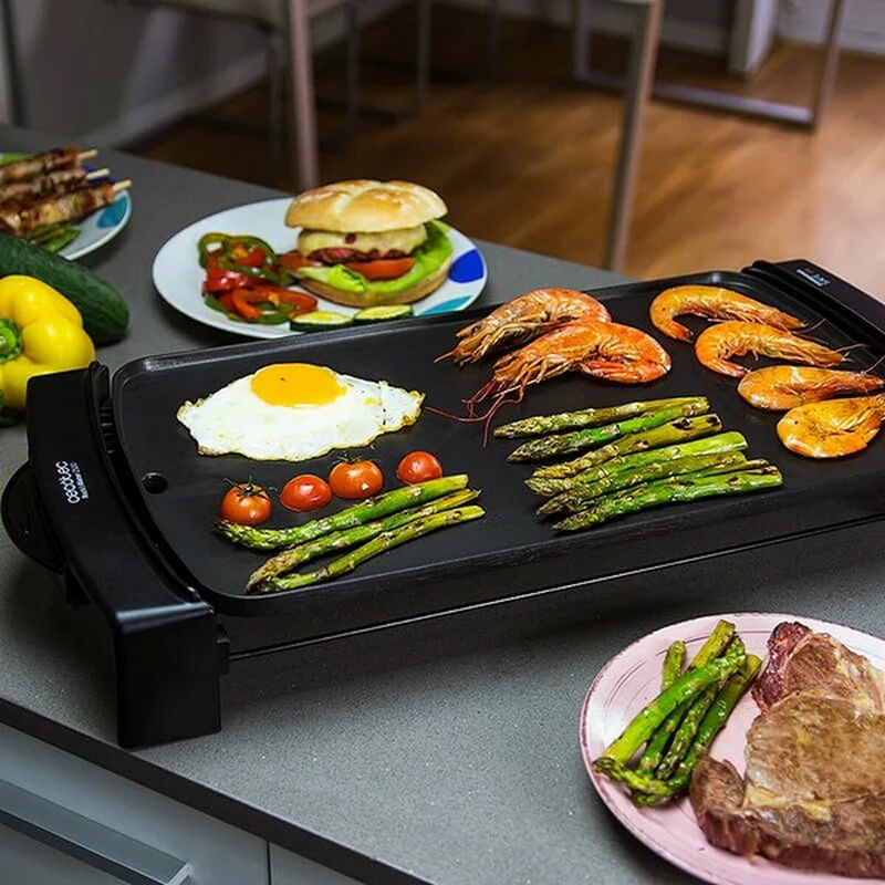 Grill Kochplatte Cecotec Rock & Water 2500 2150W Schwarz