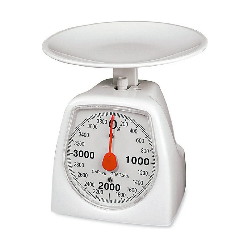 Retro Küchenwaage EDM 07621 Weiß 4 Kg