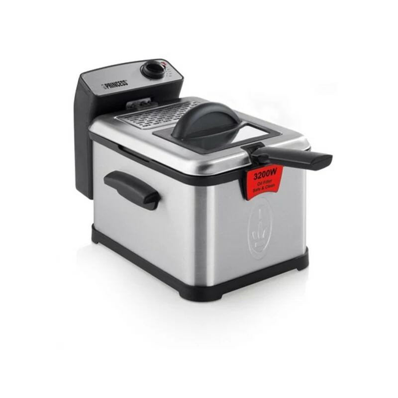 Fritteuse Princess 01.183001.01.050 3 L 3200W Schwarz Silber 3 L