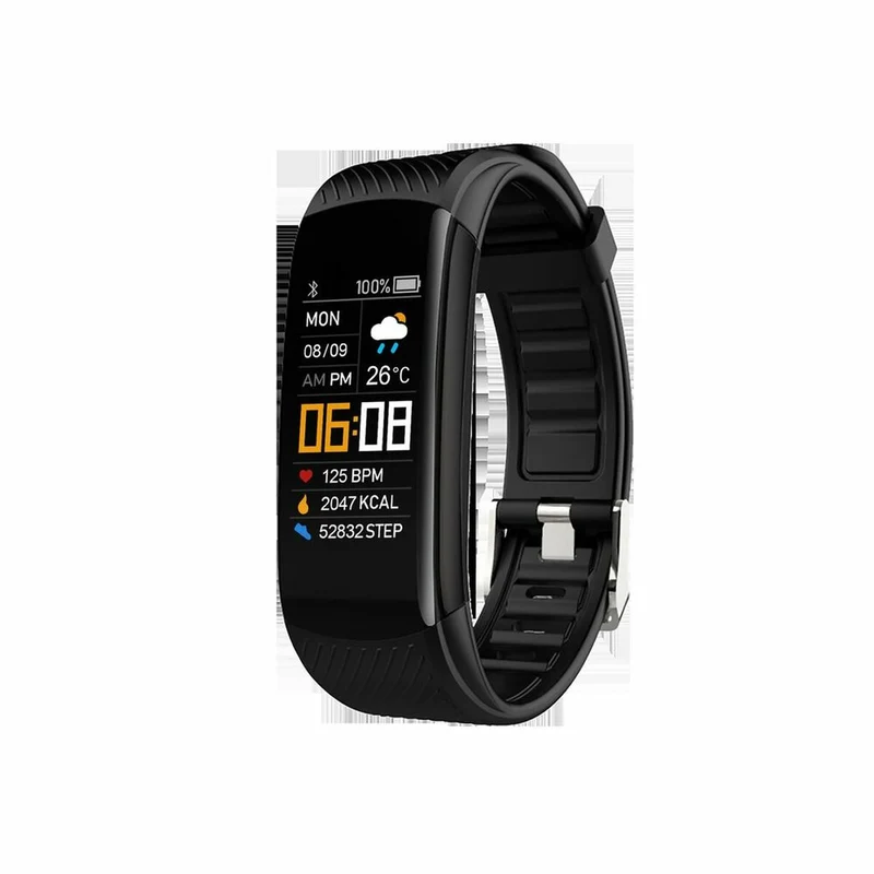 Aktivitätsarmreif Denver Electronics BFH-17 0,98" Schwarz Mehrfarbig 0,96"