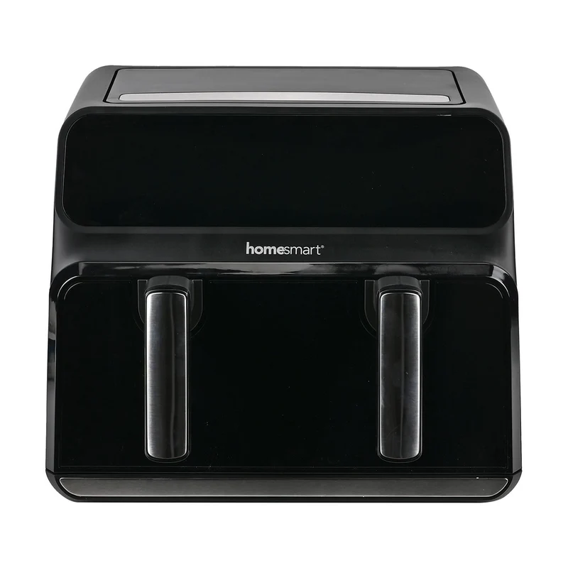 Heißluftfritteuse Deluxe: 8,5L Kapazität, 1700W, Touch-Display und Dual-Korb-System, schwarz
