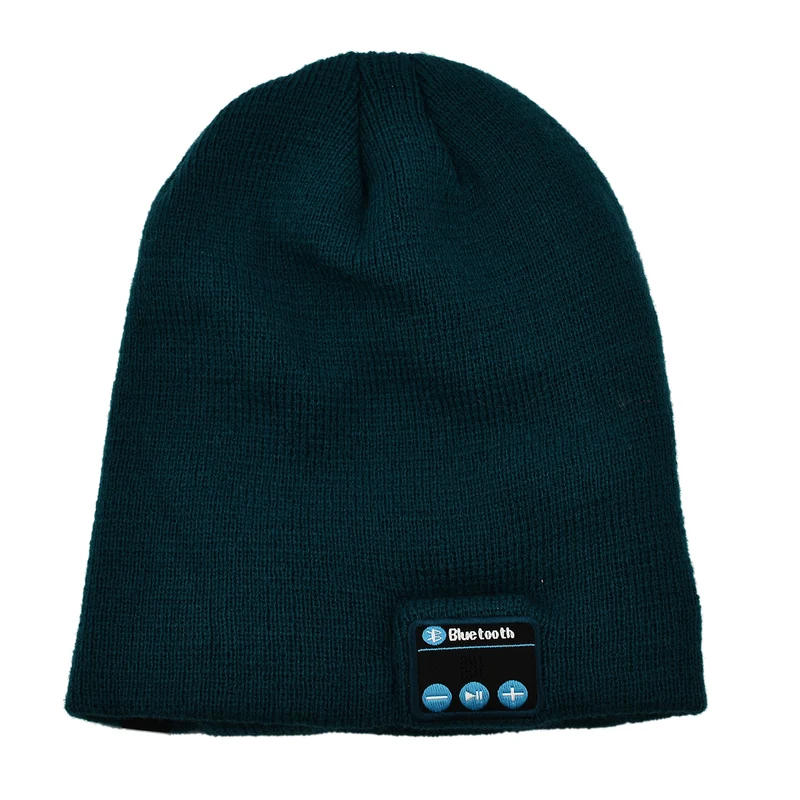 Beanie Mütze mit Bluetooth Kopfhörer, Einheitsgröße, Grau