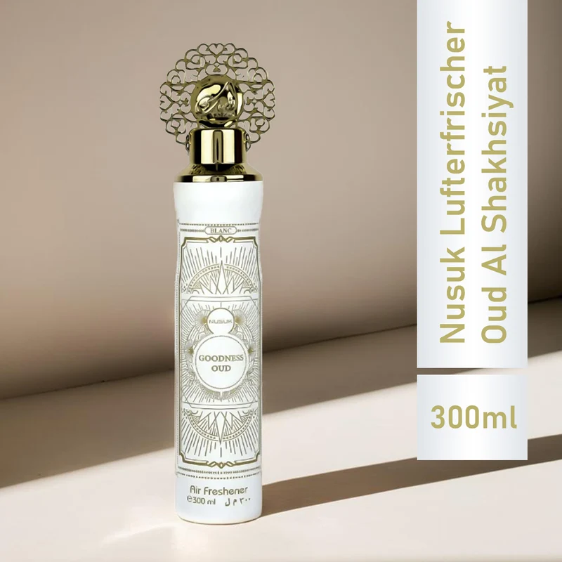 Nusuk Dubai Air freshner Goodness oud black, 300 ml