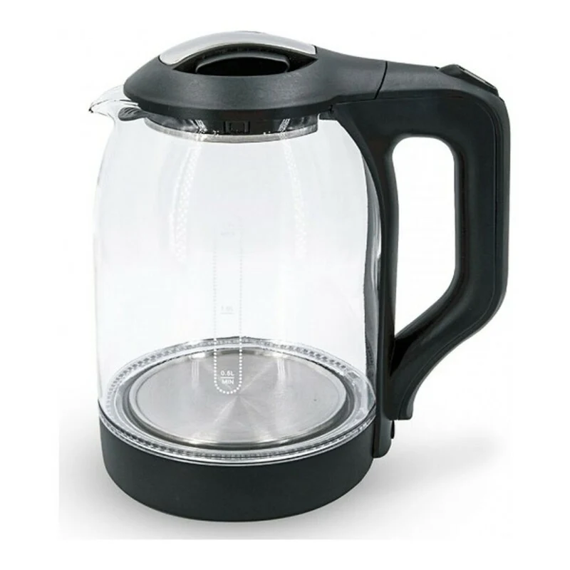 Wasserkocher COMELEC 1,8 L 1500 W Schwarz Weiß Edelstahl 1500 W 2200 W