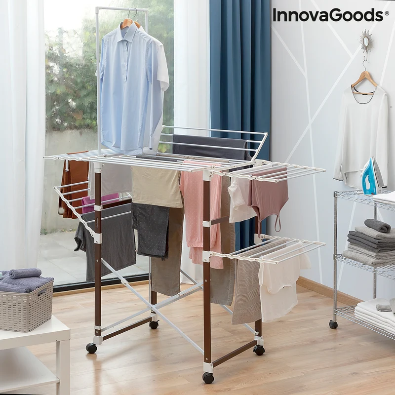 Faltbarer Wäschetrockner mit Rädern Flareck InnovaGoods